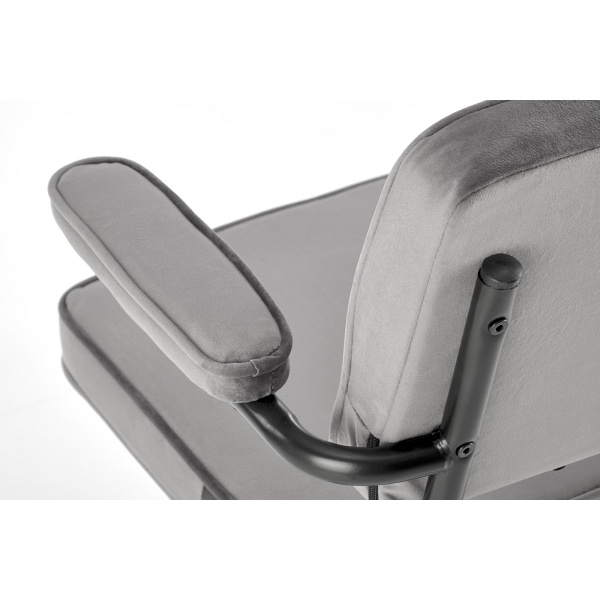 Fotel FIDEL gabinetowy popielaty - Halmar