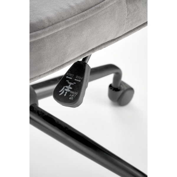 Fotel FIDEL gabinetowy popielaty - Halmar