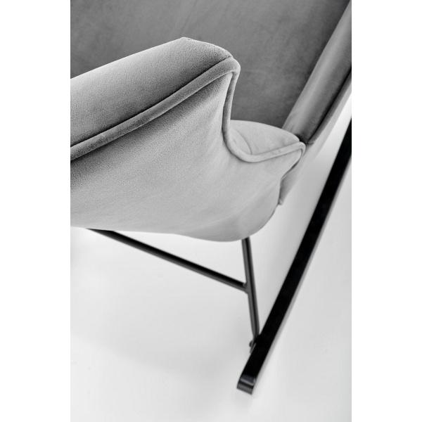 Fotel BAZALTO bujany popiel - Halmar