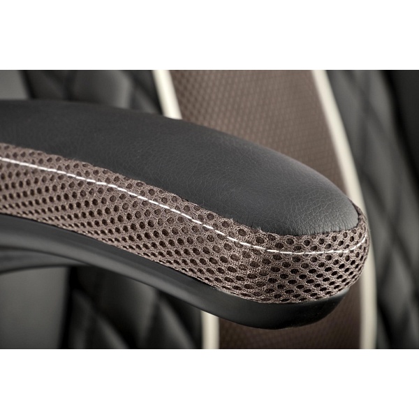 Fotel HAMLET gabinetowy czarny / popielaty - Halmar