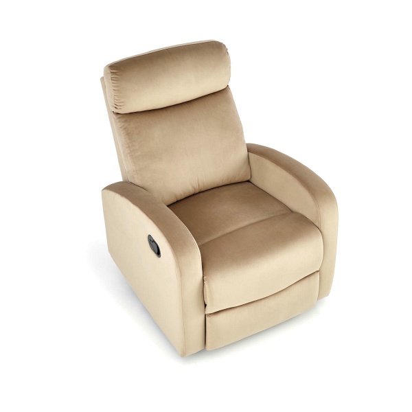 Fotel WONDER rozkładany z funkcją kołyski, beżowy - Halmar