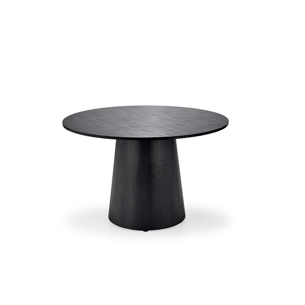 Stół GINTER okrągły, czarny - Halmar