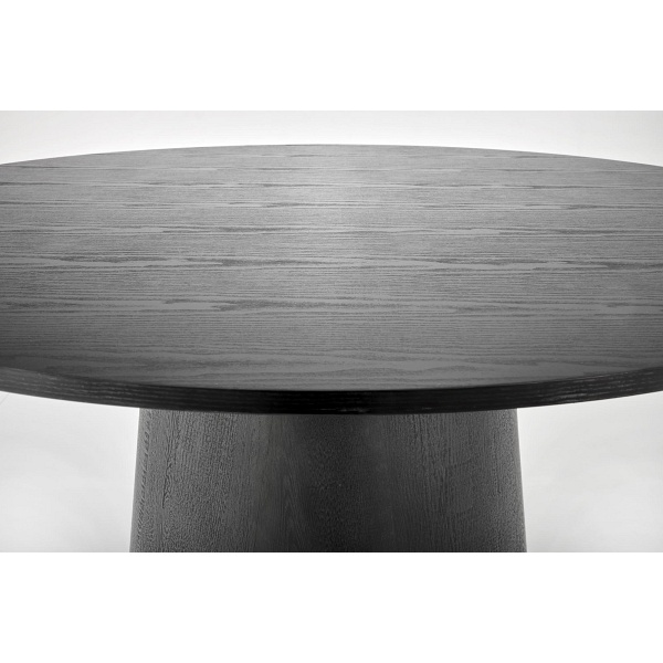 Stół GINTER okrągły, czarny - Halmar