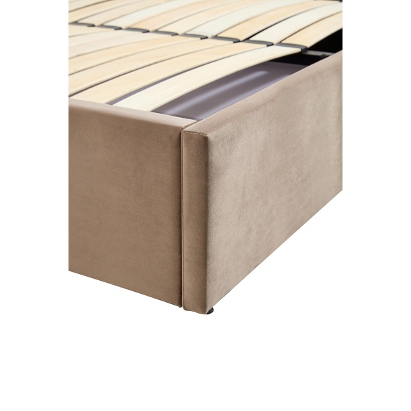 Łóżko PALAZZO 160, beżowy / złoty - Halmar