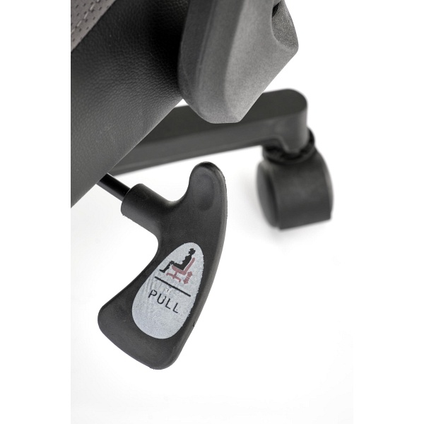 Fotel CHRONO gabinetowy popielato-czarny - Halmar