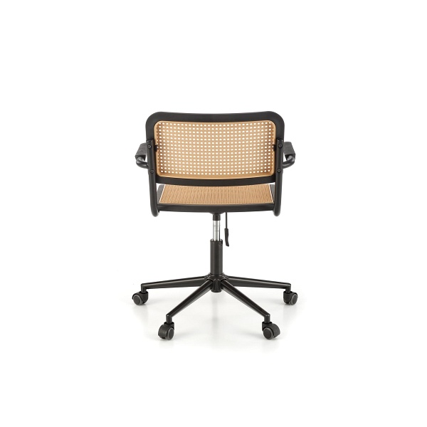 Fotel INCAS gabinetowy brązowy / czarny - Halmar