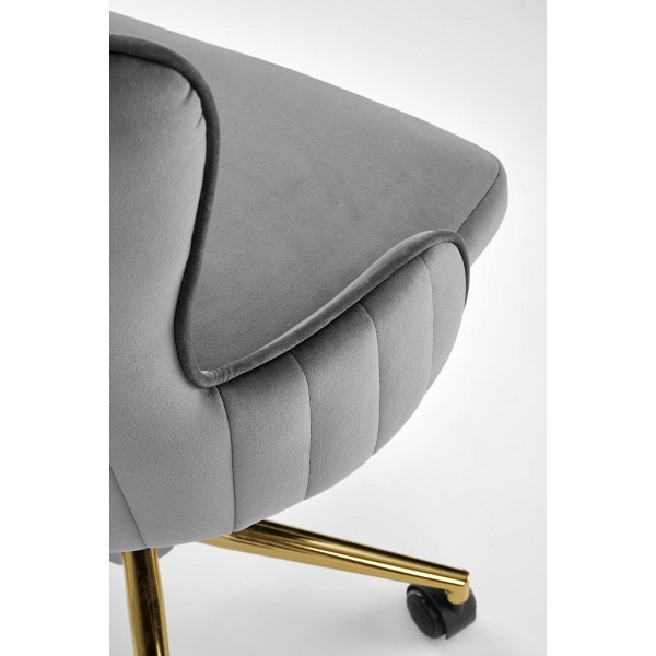 Fotel TIMOTEO gabinetowy popielaty - Halmar