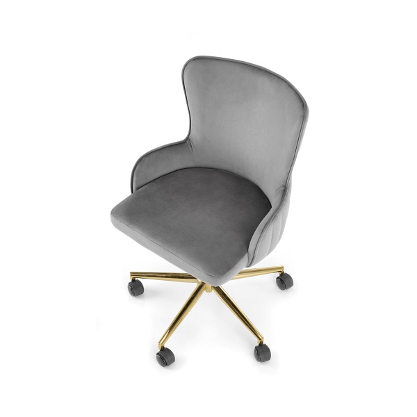 Fotel TIMOTEO gabinetowy popielaty - Halmar