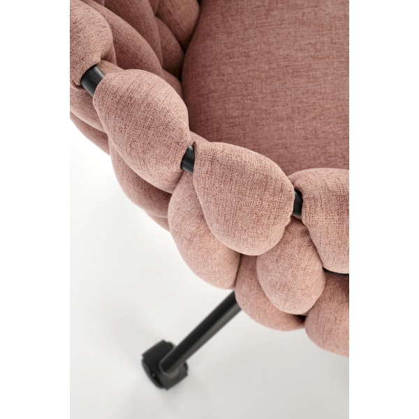 Fotel TALON gabinetowy różowy - Halmar