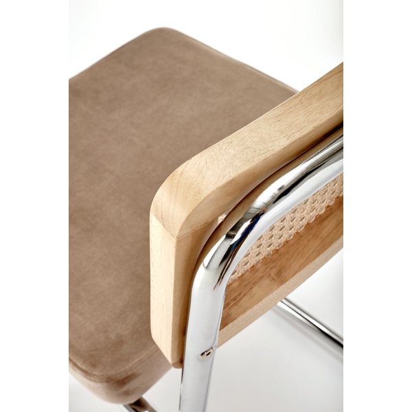 Krzesło K504 beżowy / naturalny - Halmar