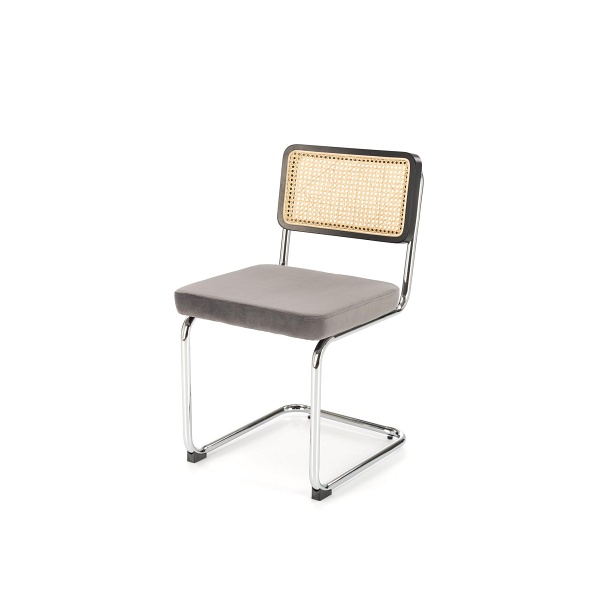 Krzesło K504 popielaty / czarny - Halmar