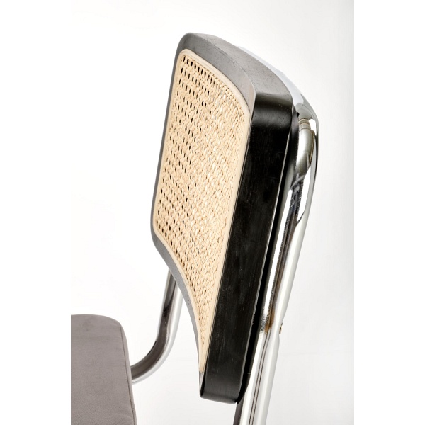 Krzesło K504 popielaty / czarny - Halmar