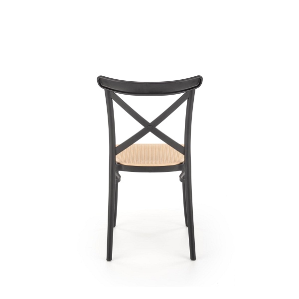 Krzesło K512 czarny / brązowy - Halmar