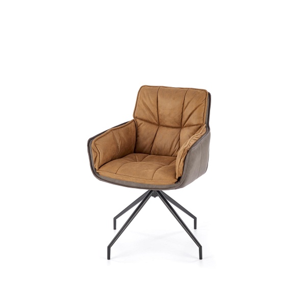 Krzesło K523 brązowy / ciemny brąz - Halmar