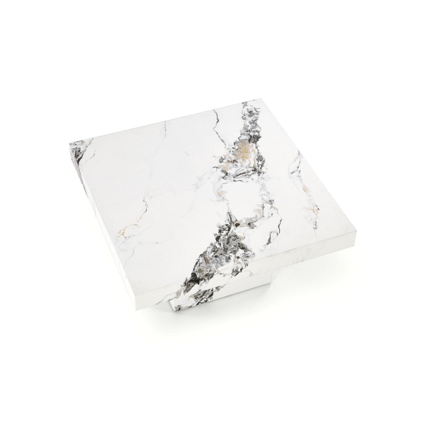 Ława MONOLIT biały marmur ) - Halmar