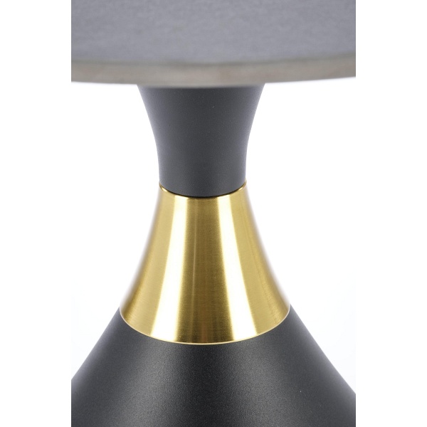 Ława SCALITA czarny marmur / czarny/ złoty - Halmar