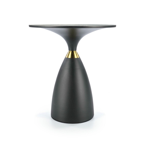 Ława MORENA zielony marmur / czarny / złoty - Halmar