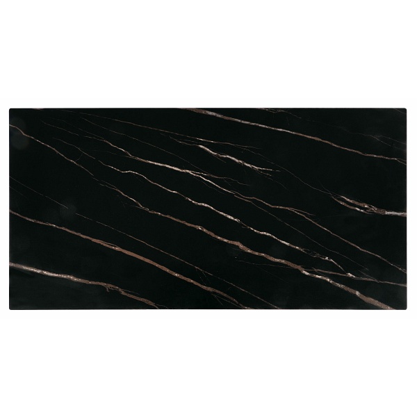 Ława RAMONA czarny marmur / orzechowy - Halmar