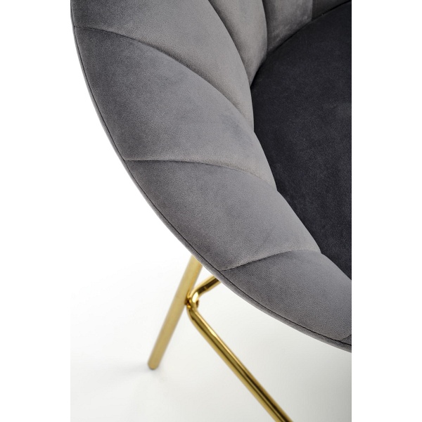 Hoker H112 popielaty / złoty - Halmar