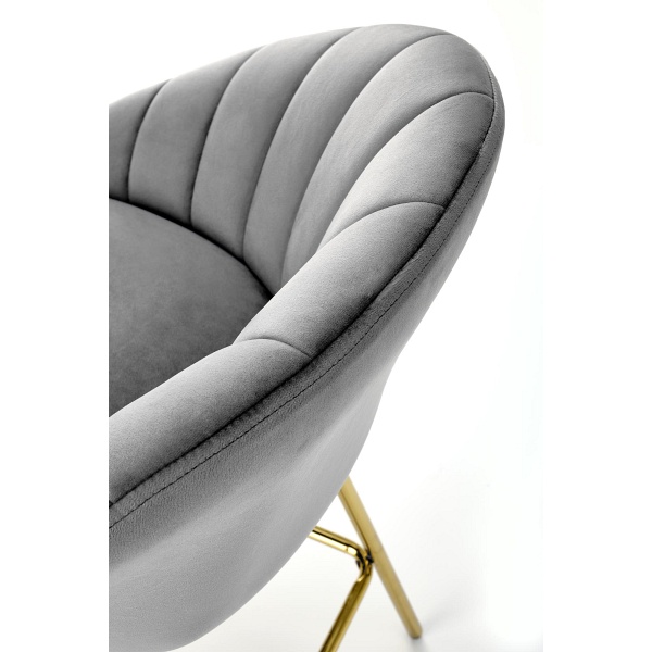 Hoker H112 popielaty / złoty - Halmar