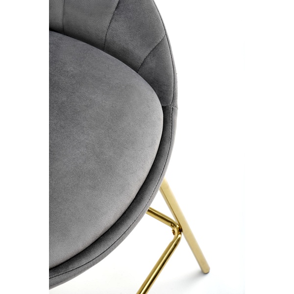 Hoker H112 popielaty / złoty - Halmar