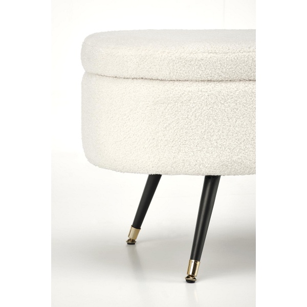 Ławka AVEIRO z funkcją pojemnika, kremowy - Halmar