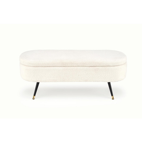 Ławka AVEIRO z funkcją pojemnika, kremowy - Halmar