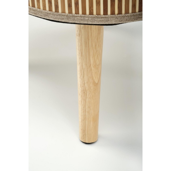 TICO zestaw 2 puf z funkcją pojemnika, beżowy - Halmar