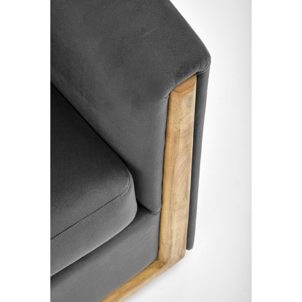 Fotel ENRICO wypoczynkowy, popielaty - Halmar