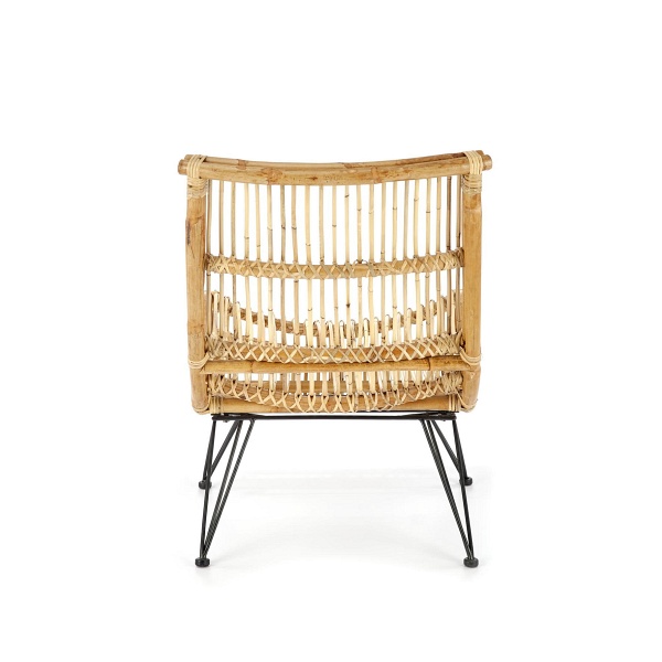 Fotel MELODY wypoczynkowy, rattan naturalny - Halmar