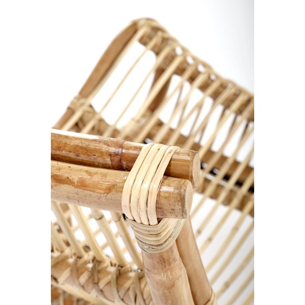Fotel MELODY wypoczynkowy, rattan naturalny - Halmar