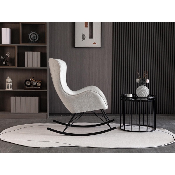 Fotel LIBERTO 3 wypoczynkowy biały - Halmar