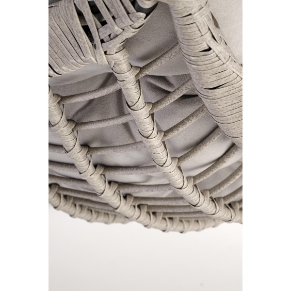 Fotel RASMUS ogrodowy, jasny popiel - Halmar