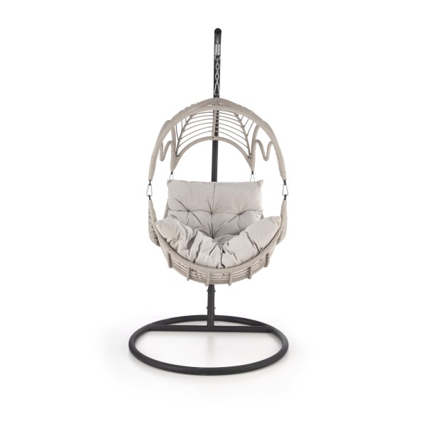 Fotel RASMUS ogrodowy, jasny popiel - Halmar