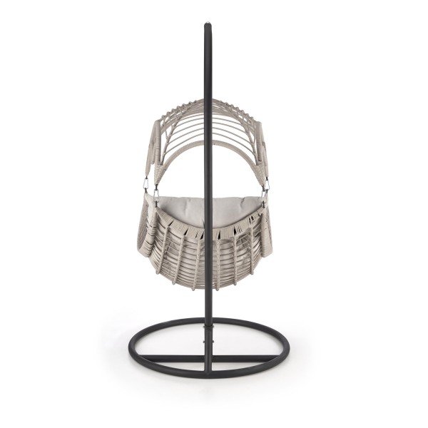 Fotel RASMUS ogrodowy, jasny popiel - Halmar