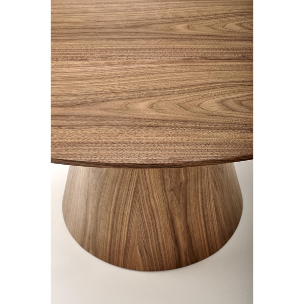 Stół HENDERSON okrągły, orzechowy - Halmar