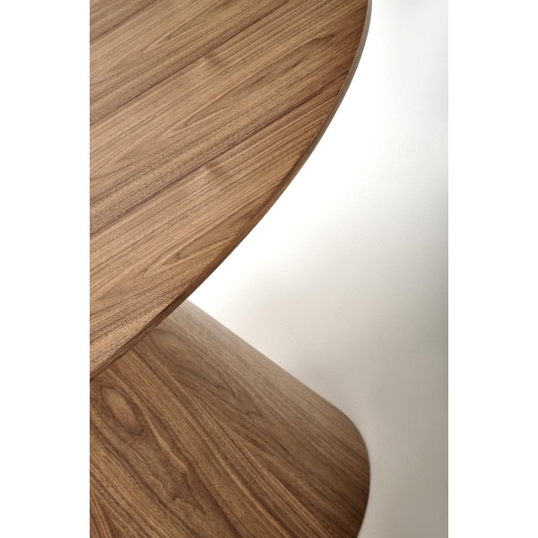 Stół HENDERSON okrągły, orzechowy - Halmar