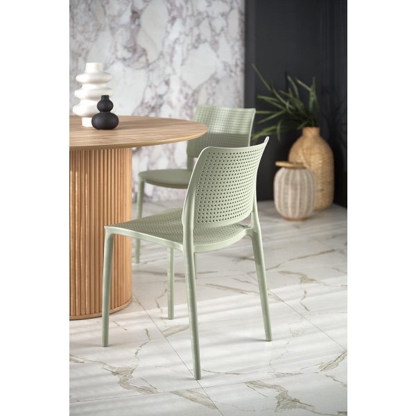 Stół LOPEZ okrągły, dąb naturalny - Halmar