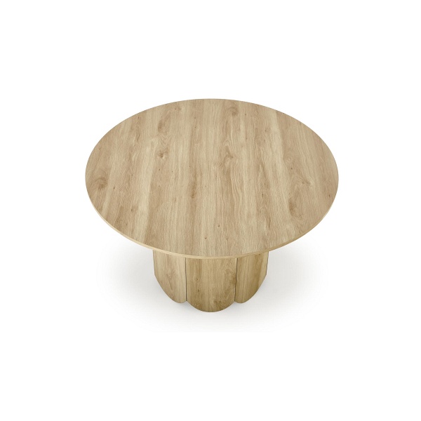 Stół HUGO okrągły, dąb naturalny - Halmar