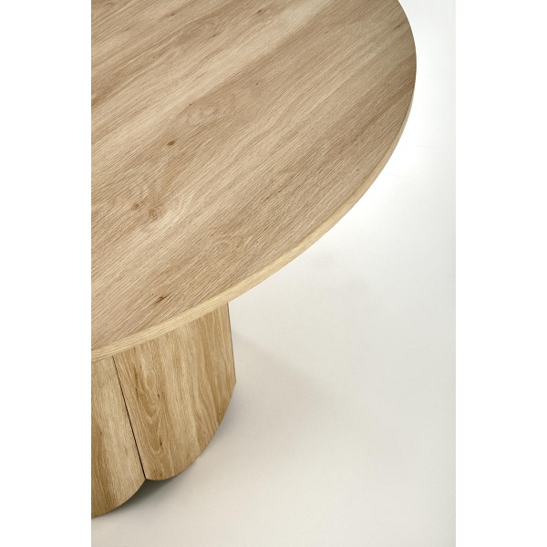 Stół HUGO okrągły, dąb naturalny - Halmar