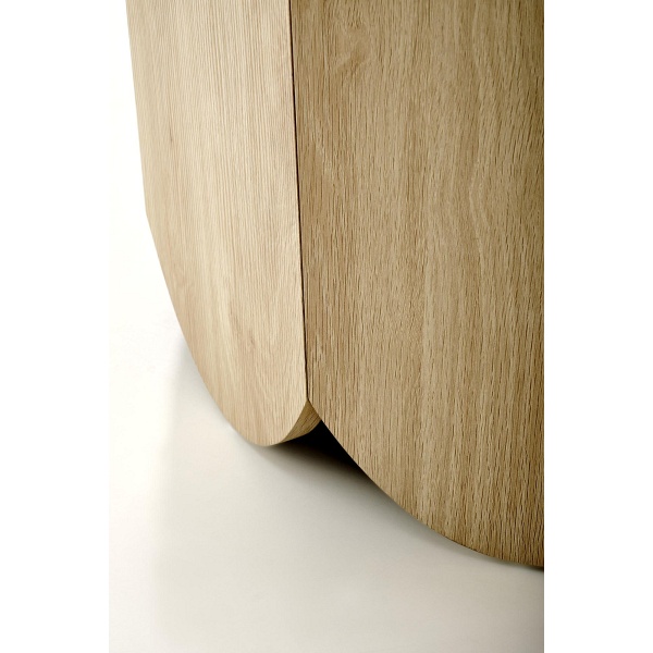 Stół HUGO okrągły, dąb naturalny - Halmar