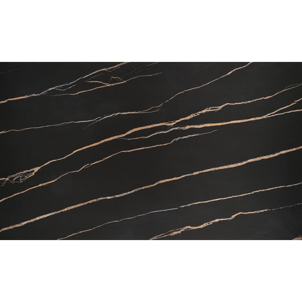 Stół LOZANO rozkładany, czarny marmur / orzechowy - Halmar