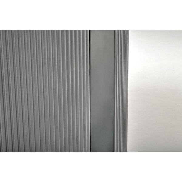 Stół DANCAN rozkładany, biały marmur / popielaty / jasny popielaty / czarny ) - Halmar