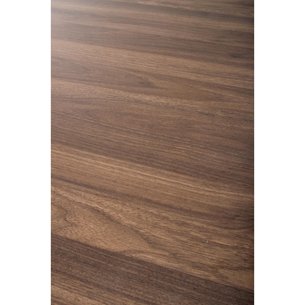 Stół OLMO okrągły, orzech / czarny - Halmar