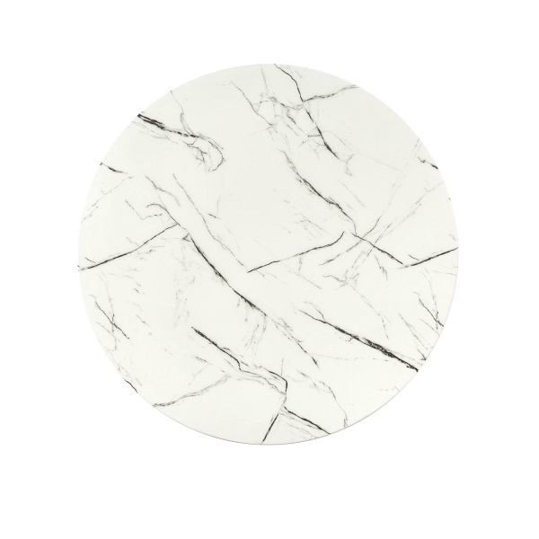 Stół RAYMOND 2 , blat - biały marmur, nogi - złoty - Halmar