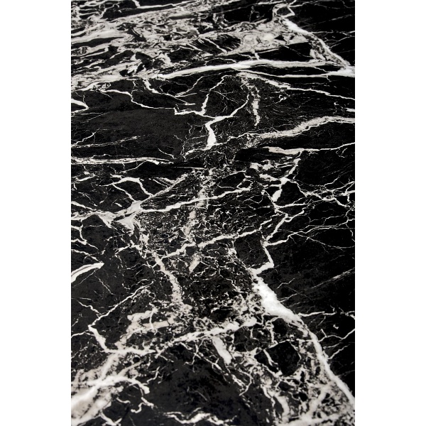 Stół RAYMOND 2 , blat - czarny marmur, nogi - złoty - Halmar