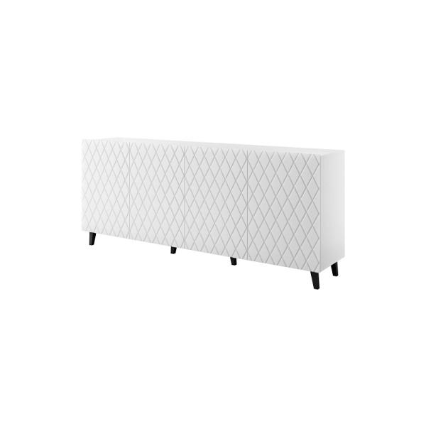 Komoda ASTI biały mat/ biały mat - Halmar