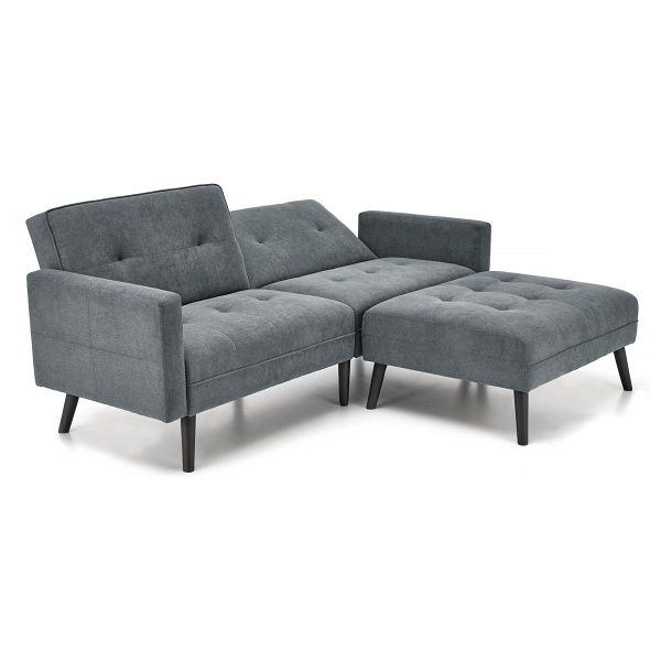 Sofa CORNELIUS rozkładana z funkcją narożnika popiel - Halmar