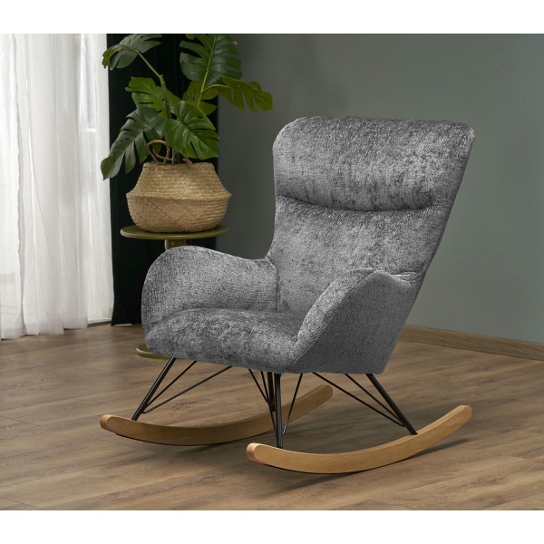 Fotel CASTRO wypoczynkowy popielaty - Halmar