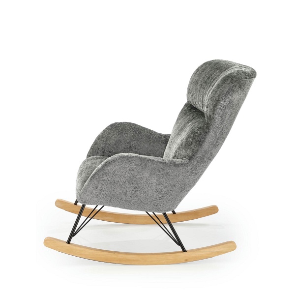 Fotel CASTRO wypoczynkowy popielaty - Halmar